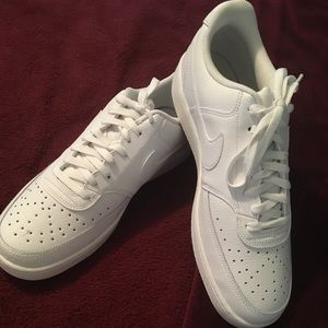 Nike court vision low white men shoes size 11
